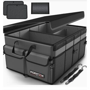Shelf#1 Fortem Gray and Black Car Trunk Organizer